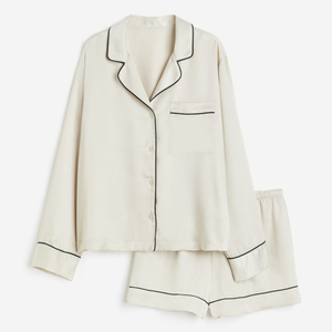 ชุดนอนผ้าฝ้ายออร์แกนิกของผู้หญิงชุดนอนผ้านุ่มระบายอากาศได้ดีชุดนอนกันความร้อนไม่ก่อให้เกิดอาการแพ้ - Product Image 3