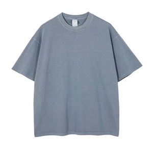 Wholesale Mens 100% Cotton Oversized Blank <b>Plain</b> T-Shirt Custom High Quality Printed Logo Short Sleeve Breathable Eco-Friendly - Product Image 1