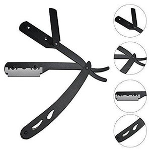 Navaja de Afeitar Profesional Clásica de Hoja Recta, Calidad de Salón, Desechable y Segura para Afeitar la Cara - Product Image 3