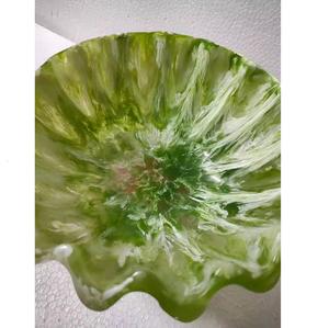 Bol décoratif en résine avec finition artisanale, idéal pour les événements et les fêtes, bol à soupe, finition et qualité supérieures - Product Image 4