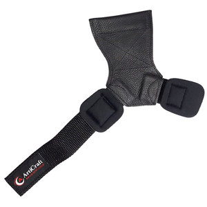 2025 nouvelles poignées en caoutchouc de levage d'entraînement de gymnastique de style personnalisé OEM en cuir pour les sports d'haltérophilie - Product Image 5