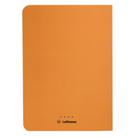 Bloc-notes A5 économique Lufthansa (couverture souple) 80 g/m² papier naturel édition étoile 192 pages fournitures scolaires et de bureau