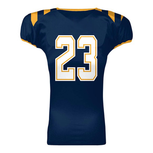 ขายส่งเสื้ออเมริกันฟุตบอลเปล่าเสื้อระเหิดออกแบบ OEM เสื้อรักบี้แบบกําหนดเอง - Product Image 2