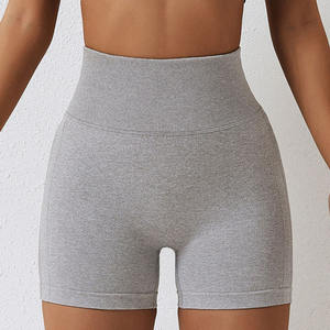 New Arrivals High Waist <b>Yoga</b> <b>Shorts</b> <b>Women</b> Running Workout Fitness Sports Gym Clothing - Product Image 2