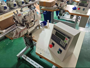 Máquina de Coser Overlock de Cuatro Hilos Automática de Alta Calidad DS-8400TD-04M2-24-7-P/AST para Adjuntar Puños, OEM, DIY, Plástico y Acero - Product Image 4