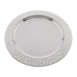 Assiette de chargeur en métal de Style classique pour la vaisselle de restauration d'hôtel - Product Image 2