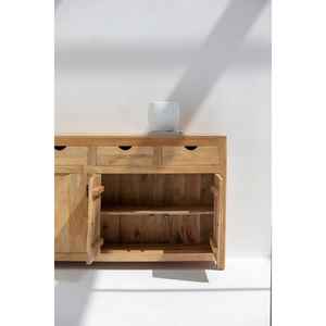 Ketsiya Mango Wood <b>Sideboard</b> Versatile Home Furniture for Living Room Kitchen Bathroom - Product Image 3