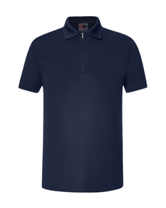 Logo personnalisé pour hommes pour polos avec motif solide Bon prix Vêtements décontractés à fermeture éclair sur le devant Uniformes Fabricant du Vietnam - Product Image 6