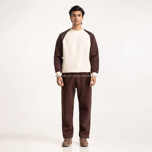 Nardon Apparel 350G Sudaderas y sudaderas con capucha de cuello redondo suelto Sudadera para hombre Sudadera con capucha de pareja con logotipo personalizado para hombres - Product Image 5