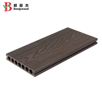 WPC extérieur étanche 3D en relief bois plastique Composite Decking pour jardin et piscine