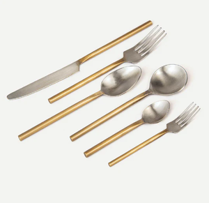 ชุดช้อนส้อมโลหะทำมือสำหรับงานแต่งงานร้านอาหารโรงแรมใช้ภายในบ้าน - Product Image 6