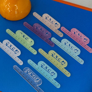 Regla Acrílica Translúcida Personalizada, Escala de Medición de Plástico Reutilizable con Logotipo Personalizado, Semitransparente Esmerilada - Product Image 1