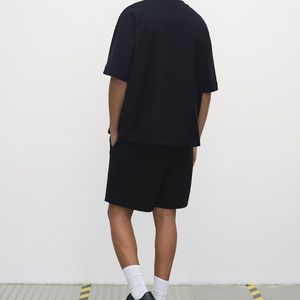 O-cuello manga corta músculo Fitness nueva llegada Casual 100% algodón Top verano moda básica Serigrafía - Product Image 3