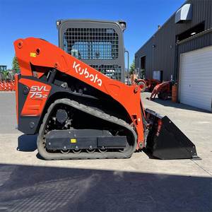 Chargeur frontal sur chenilles diesel Kubota SVL75-2 de qualité supérieure, très demandé, avec vérin hydraulique MOOG et système entièrement hydraulique - Product Image 1