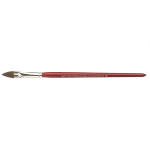 Pinceaux à cheveux fins taille 8 en fer blanc et bois laqué pour huiles - Product Image 3