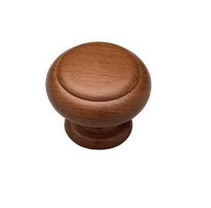 Boutons en bois d'acacia et poignée de traction et boutons de commode et de tiroir en bois utilisent des boutons en bois avec logo personnalisé - Product Image 1