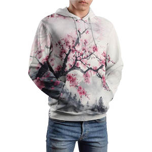 Sudaderas con Capucha Ligeras de Algodón/Poliéster para Hombre, Sublimadas, con Estampado Invernal, Transpirables, de Secado Rápido, Casuales, Personalizadas, de Alta Calidad - Product Image 4