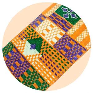 Tissu tissé Jacquard traditionnel exclusif en coton 100% coton Design ethnique Serviette pour la mode et les vêtements traditionnels - Product Image 4