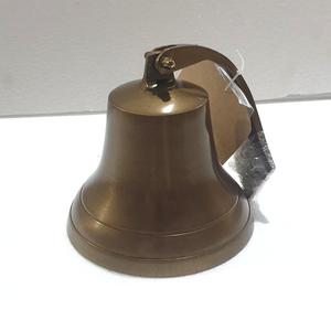 Cloche de bateau en aluminium poli avec une corde de traction robuste, conçue pour une utilisation quotidienne sur les bateaux, les yachts et les navires marins - Product Image 2