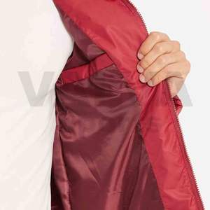 Venta al por mayor de chaquetas de talla grande para los hombres de invierno burbuja Puffer chaqueta de lona de cuello alto de invierno de estilo de diseño - Product Image 4