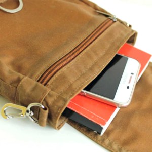 กระเป๋าสะพายข้างทำจากผ้าใบแคนวาสทำมือสำหรับผู้ชาย/ผู้หญิงสำหรับกลางแจ้ง - Product Image 3