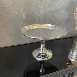 Soporte de pastel con acabado brillante Diseño de encaje Herramientas de pastel de dos niveles Decoraciones de mesa de postre Pedestal Soporte de magdalenas de estilo europeo - Product Image 1