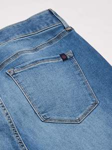 Hip Hop Style Ladies Casual <b>Denim</b> Jeans Streetwear Washed Straight Pants High <b>Stretch</b> Plus Size OEM Latest Collection <b>Shorts</b> - Product Image 5