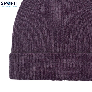 Chapeau beanie jacquard unisexe avec logo personnalisé - 100% coton respirant et imperméable, prêt pour la plage, doux et chaud pour l'hiver, pour adultes - Product Image 3