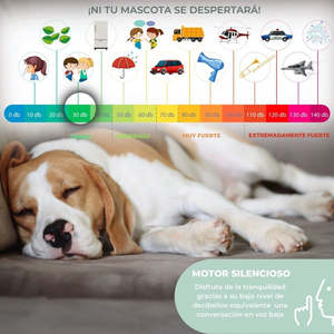 Mobi 1 Mobiclinic Lila Anti-Coloración Compresor de aire Ignífugo PVC Cama de hospital 200x90x7 cm Grado 1 con 130 celdas - Product Image 6