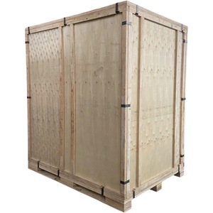 Wooden Crate Solid <b>Box</b> Perforated Durable Logistic <b>Storage</b> Container - Product Image 2