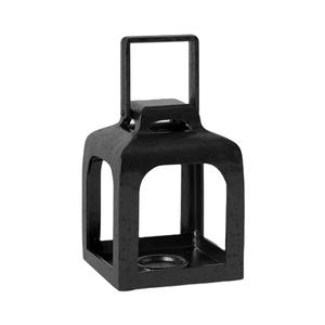 Lanterne antique noire en aluminium coulé pour décoration de mariage Lanterne votive en acier inoxydable au dernier design - Product Image 1