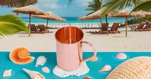 Tazas de mula de Moscú de metal de cobre Classique-Capacidad de tazas sólidas puras hechas a mano 100%-16 oz - Product Image 2