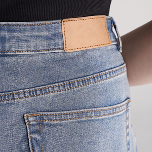 Popular Girls Mini Denim Falda Tela de poliéster con cintura elástica Impresión personalizada aceptada para ropa de moda juvenil - Product Image 5