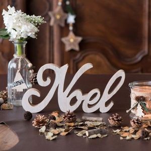 Letras del Alfabeto Navideño de Aluminio y Madera para Decoración Navideña Tradicional y Exhibiciones Nostálgicas - Product Image 6