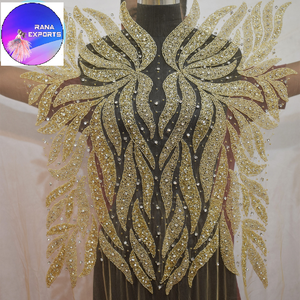 Fashionable Clothes New Arrivals Women's Blouse with Hand Embroidery Beaded Work for <b>Party</b> and Wedding Wear Luxury Blouse - Product Image 2