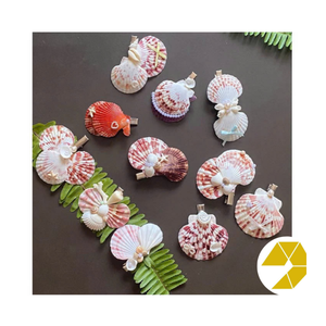 Natural Seashells <b>Hair</b> <b>Clip</b> Premium Handmade Ocean Shell Ornament Designed By Vietnam Supplier For Women And <b>Girls</b> - Product Image 1