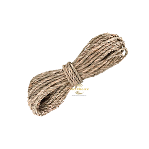Corde en fibre naturelle artisanale de jacinthe d'eau séchée de qualité supérieure, écologique, pour la décoration intérieure - Product Image 1