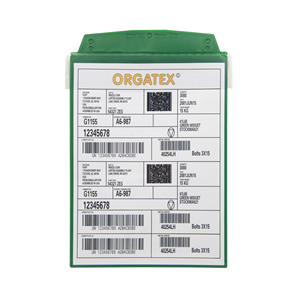 Portadocumenti con flap protettivo, magnetico, DIN A4 verticale, Verde, 4 strisce magnetiche, 10 pz / confezione. - SD4M/4211-05 - Product Image 1