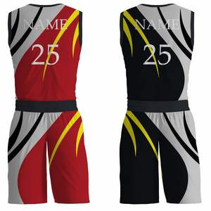 Diseño personalizado Camisetas de baloncesto para jóvenes Impreso Reversible Jersey Uniforme de baloncesto con pantalones cortos reversibles - Product Image 2
