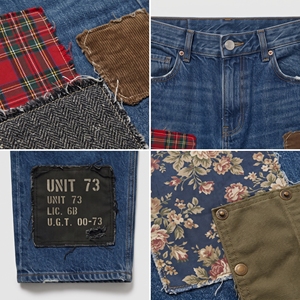 Jeans de Mezclilla de Cintura Alta con Parches, Ligeros, Desgastados, de Corte Holgado, Estilo Casual, Tela de Algodón para Primavera, ODM OEM - Product Image 6