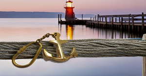 Llavero de ancla Náutica de latón antiguo Llavero marino coleccionable con llavero de metal de ancla - Product Image 3