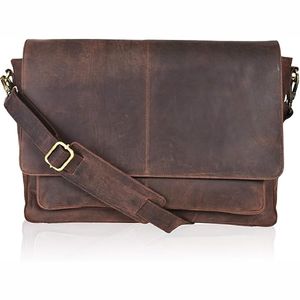 Nouveau 2025 Bas quantité minimale de commande Dernière Mode Sacs de Bureau en Cuir Véritable pour hommes Sac en Cuir Fait à la Main Sac Logo Personnalisé - Product Image 4