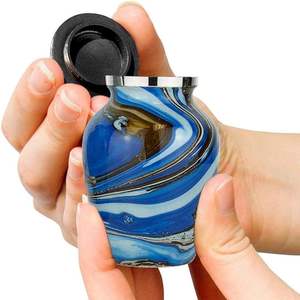 Servicios OEM/ODM/personalizados/muestras disponibles para urnas de cremación de recuerdo de material de aluminio 100% al mejor precio - Product Image 2