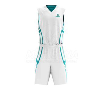Uniforme de Baloncesto Reversible Más Vendido con MOQ Bajo, Material Duradero, Uniforme de Baloncesto Reversible de Marca Privada - Product Image 3