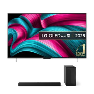 Televisor OLED HDTV 4K de 42 Pulgadas y 120Hz con Barra de Sonido Integrada (Negro) - Product Image 1