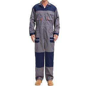 Combinaisons de travail pour hommes Multi-poches Combinaison de travail de garage Combinaison zippée Combinaison de travail une pièce Combinaison de mécanicien - Product Image 1