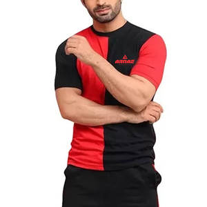 Chándal personalizado de manga corta y pantalones para correr para hombre para el verano con tejido fresco y de secado rápido, conjunto de chándal elegante para hombre - Product Image 5