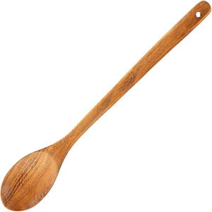 Diseño personalizado a granel juegos de cubiertos baratos juegos de cubiertos modernos cuchara día de lluvia cuchara de madera con resina al por mayor cuchara de madera personalizada - Product Image 1