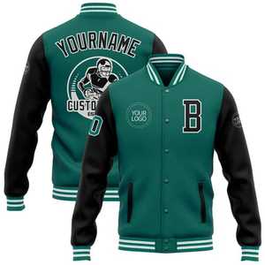 Streetwear personnalisé Varsity Jacket laine cuir Baseball Letterman vêtements d'extérieur pour hommes femmes tendance tenue de mode décontractée - Product Image 4