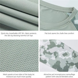 Vêtements de pêche avec logo personnalisé chemises de pêche pour hommes chemises de pêche respirantes grande taille de haute qualité pour la chasse au prix de gros - Product Image 5